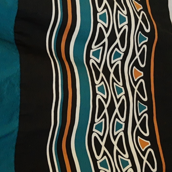 Ann Taylor Loft Sleeveless Sheath Dress Color Block Teal Blue, Sz 12 - Picture 3 of 13